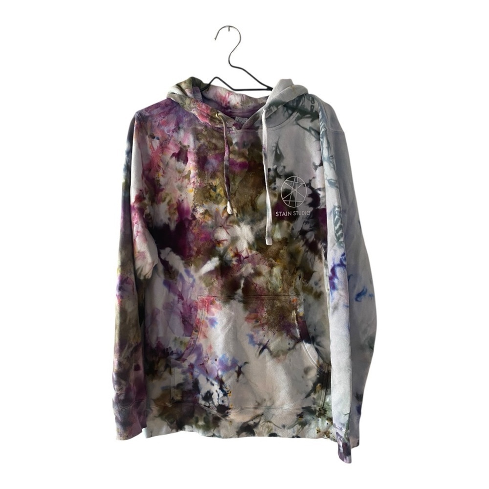 Independent Trading Company Stain Studio Tie Dye Hoodie Sweatshirt Men’s Small